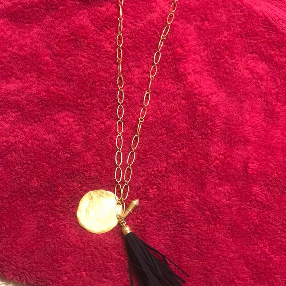 Gold/Black statement necklace